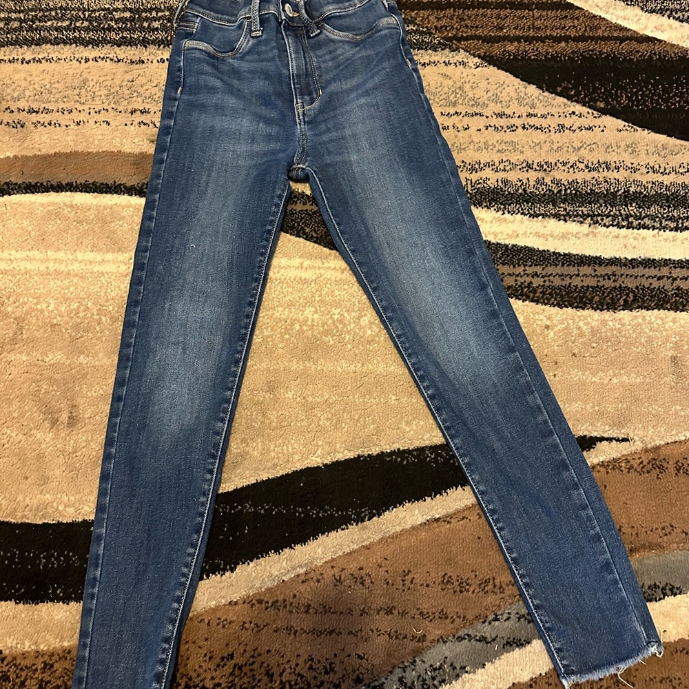 Girls blue ballerina jeggins
